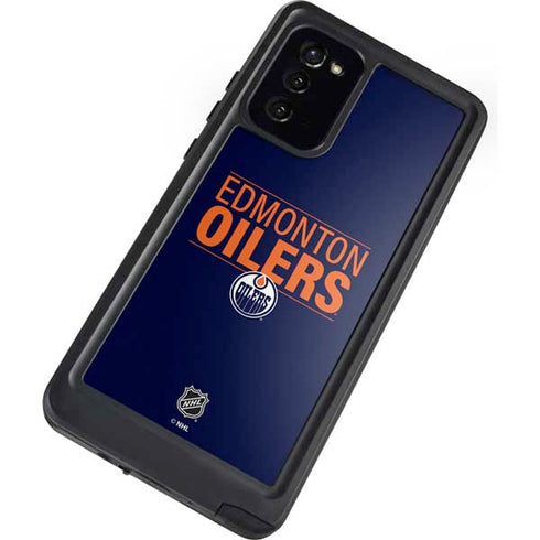 NHL Edmonton Oilers Lineup Galaxy Note20 5G Waterproof Case