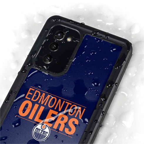 NHL Edmonton Oilers Lineup Galaxy Note20 5G Waterproof Case