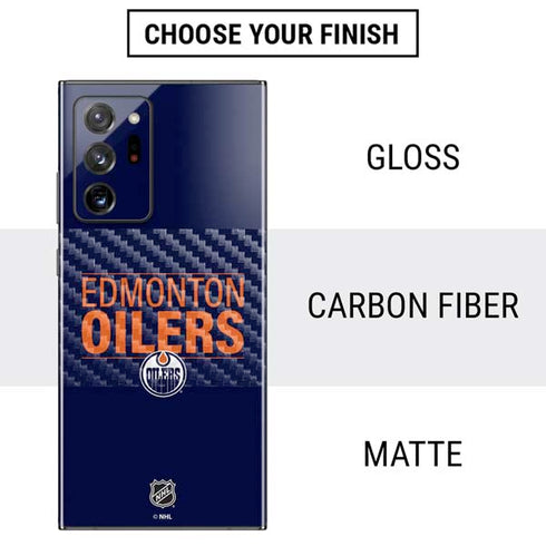 NHL Edmonton Oilers Lineup Galaxy Note20 Ultra 5G Skin