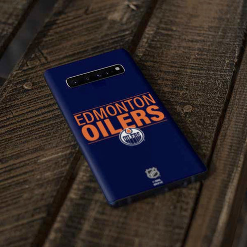 NHL Edmonton Oilers Lineup Galaxy S10 Plus Skin