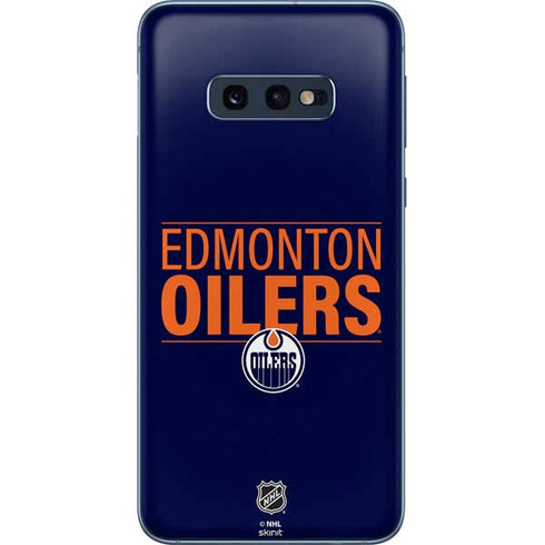 NHL Edmonton Oilers Lineup Galaxy S10e Skin