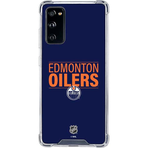 NHL Edmonton Oilers Lineup Galaxy S20 FE Clear Case