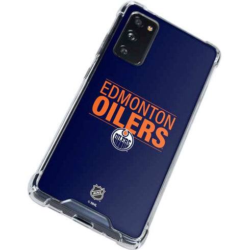 NHL Edmonton Oilers Lineup Galaxy S20 FE Clear Case