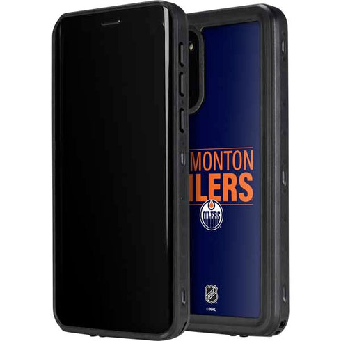 NHL Edmonton Oilers Lineup Galaxy S20 Plus Waterproof Case