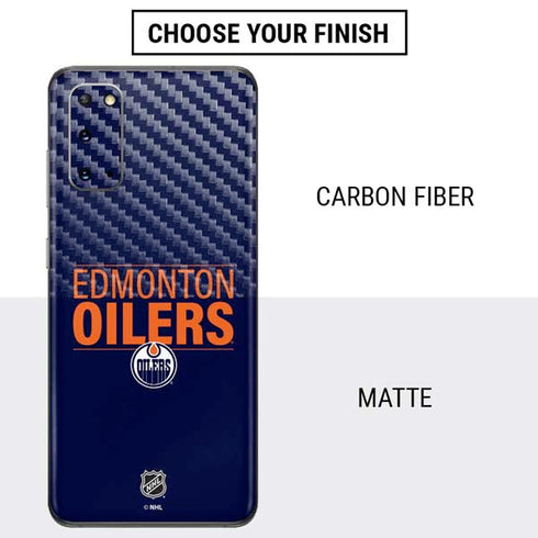 NHL Edmonton Oilers Lineup Galaxy S20 Skin