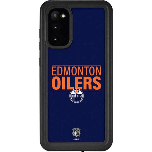 NHL Edmonton Oilers Lineup Galaxy S20 Waterproof Case