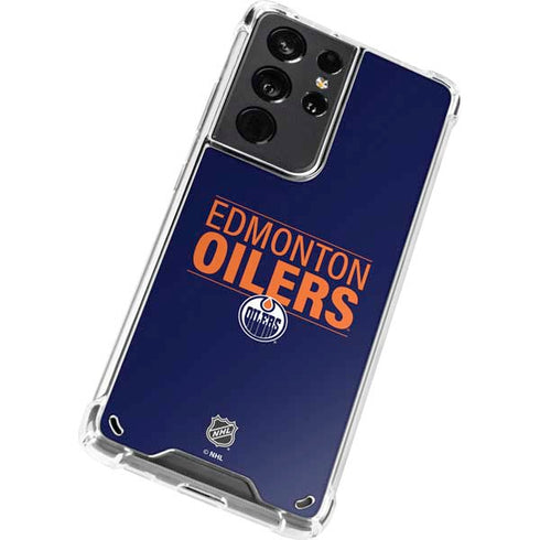 NHL Edmonton Oilers Lineup Galaxy S21 Ultra 5G Clear Case