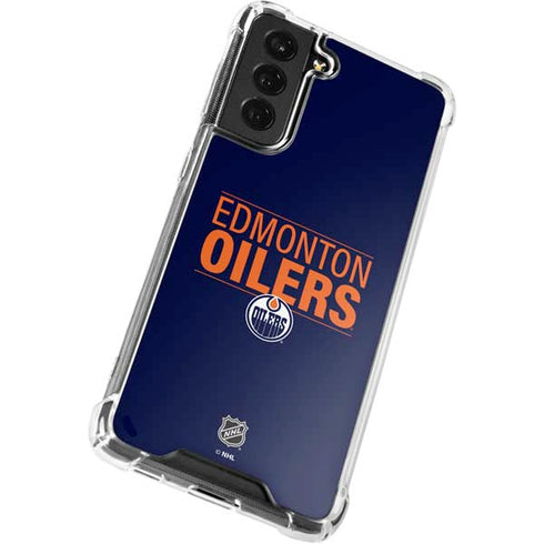 NHL Edmonton Oilers Lineup Galaxy S22 Plus Clear Case