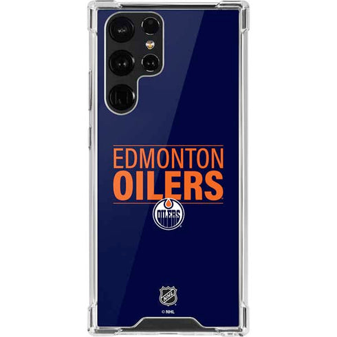 NHL Edmonton Oilers Lineup Galaxy S22 Ultra Clear Case