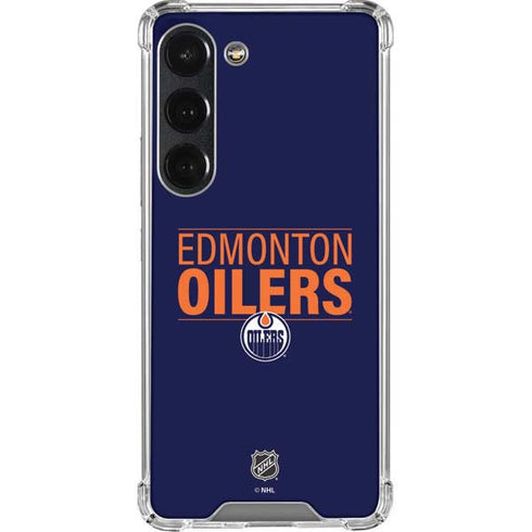 NHL Edmonton Oilers Lineup Galaxy S23 Clear Case