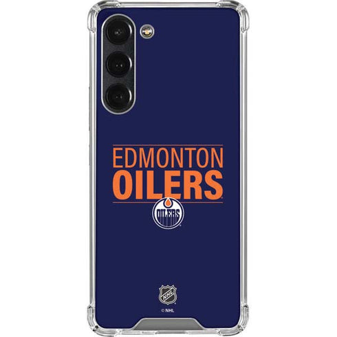 NHL Edmonton Oilers Lineup Galaxy S23 Plus Clear Case