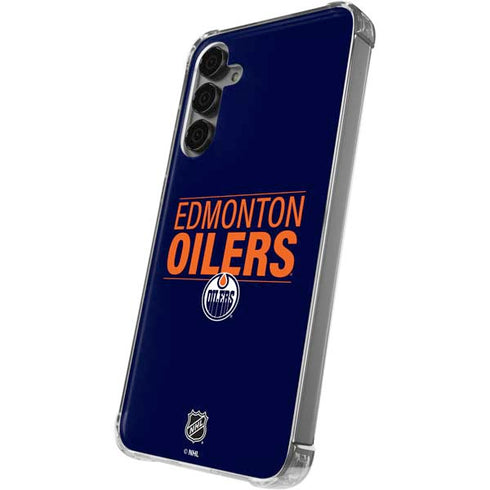 NHL Edmonton Oilers Lineup Galaxy S24 Plus Clear Case