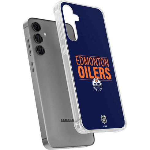 NHL Edmonton Oilers Lineup Galaxy S24 Plus Clear Case