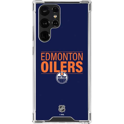 NHL Edmonton Oilers Lineup Galaxy S24 Ultra Clear Case