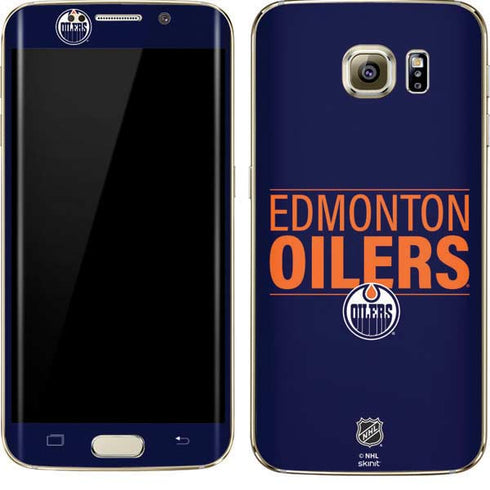 NHL Edmonton Oilers Lineup Galaxy S7 Edge Skin