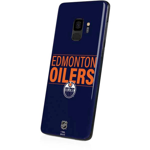 NHL Edmonton Oilers Lineup Galaxy S9 Skin