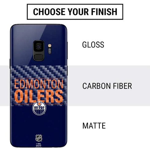 NHL Edmonton Oilers Lineup Galaxy S9 Skin