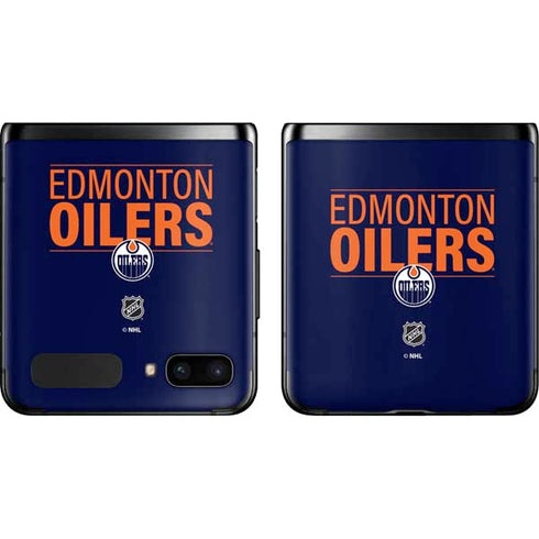 NHL Edmonton Oilers Lineup Galaxy Z Flip Skin