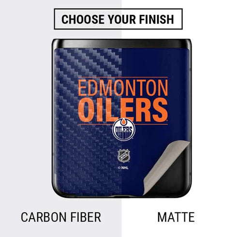 NHL Edmonton Oilers Lineup Galaxy Z Flip Skin