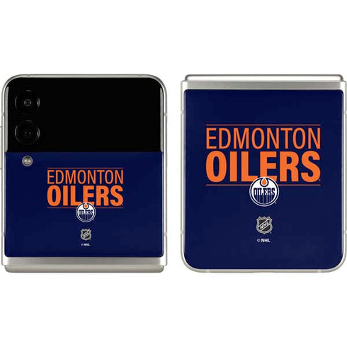 NHL Edmonton Oilers Lineup Galaxy Z Flip3 5G Skin