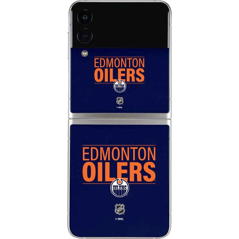 NHL Edmonton Oilers Lineup Galaxy Z Flip3 5G Skin