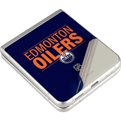 NHL Edmonton Oilers Lineup Galaxy Z Flip3 5G Skin