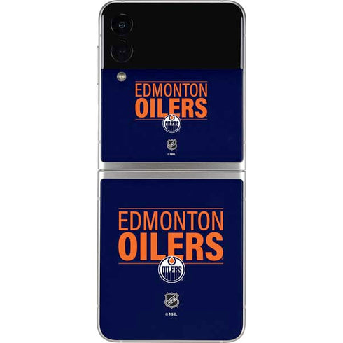 NHL Edmonton Oilers Lineup Galaxy Z Flip4 5G Skin