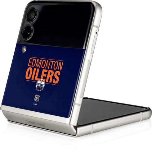 NHL Edmonton Oilers Lineup Galaxy Z Flip4 5G Skin