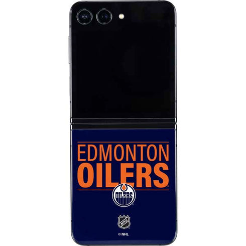 NHL Edmonton Oilers Lineup Galaxy Z Flip5 5G Skin