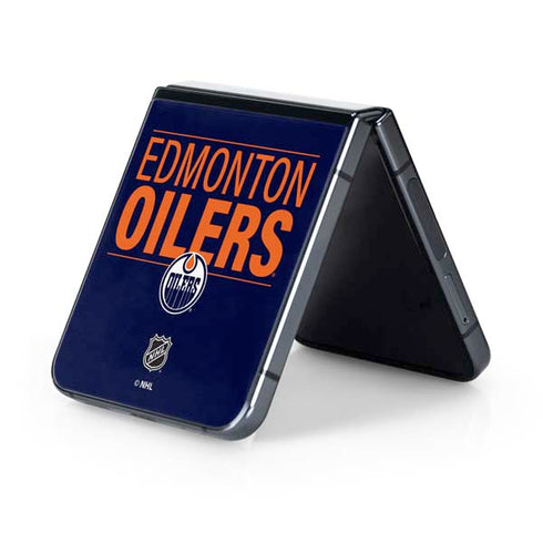 NHL Edmonton Oilers Lineup Galaxy Z Flip5 5G Skin