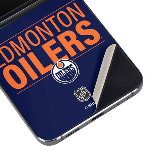 NHL Edmonton Oilers Lineup Galaxy Z Flip5 5G Skin