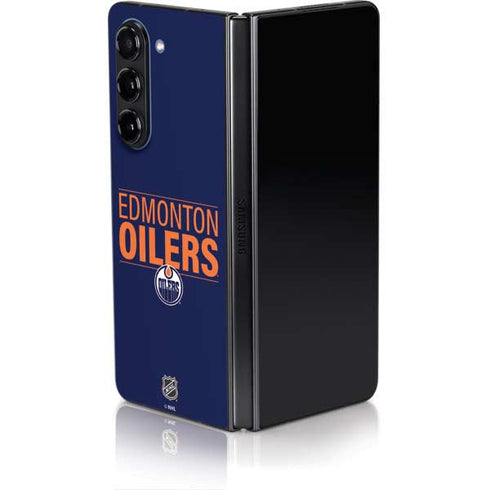 NHL Edmonton Oilers Lineup Galaxy Z Fold5 5G Skin
