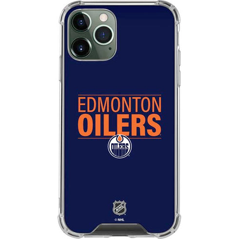 NHL Edmonton Oilers Lineup iPhone 11 Pro Max Clear Case