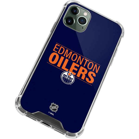 NHL Edmonton Oilers Lineup iPhone 11 Pro Max Clear Case