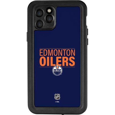 NHL Edmonton Oilers Lineup iPhone 11 Pro Waterproof Case