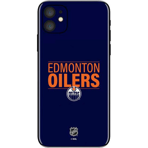 NHL Edmonton Oilers Lineup iPhone 11 Skin
