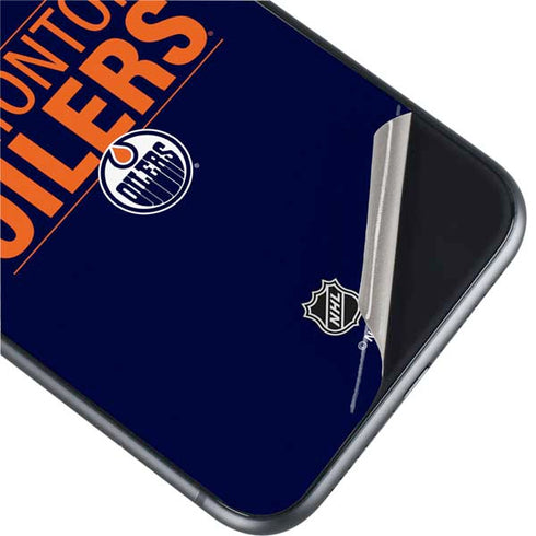 NHL Edmonton Oilers Lineup iPhone 11 Skin