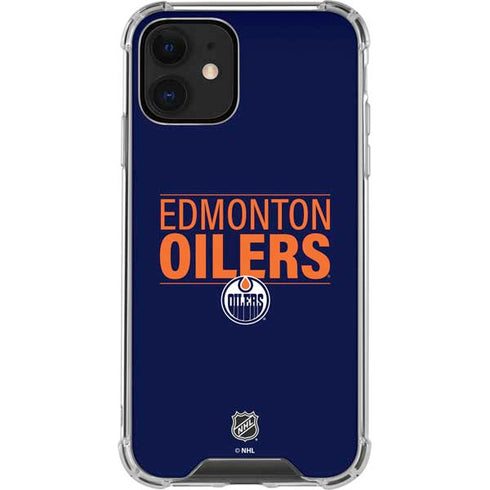 NHL Edmonton Oilers Lineup iPhone 12 Clear Case
