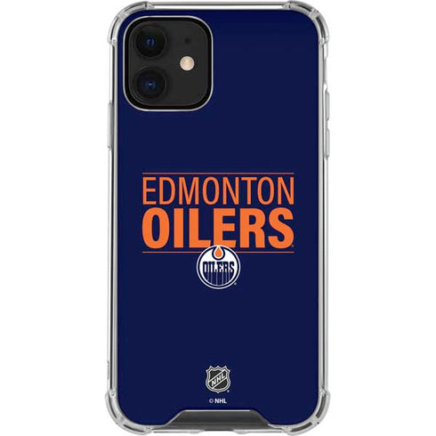 NHL Edmonton Oilers Lineup iPhone 12 Mini Clear Case