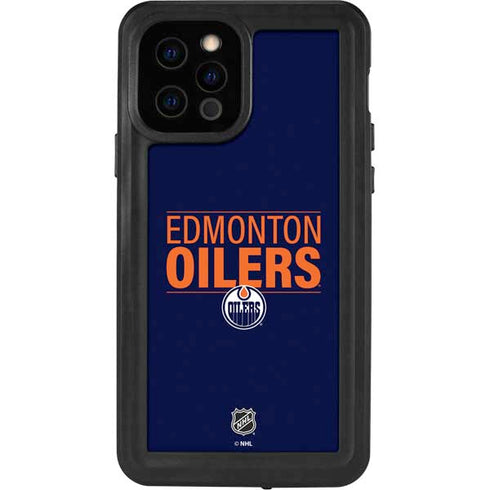 NHL Edmonton Oilers Lineup iPhone 12 Pro Waterproof Case