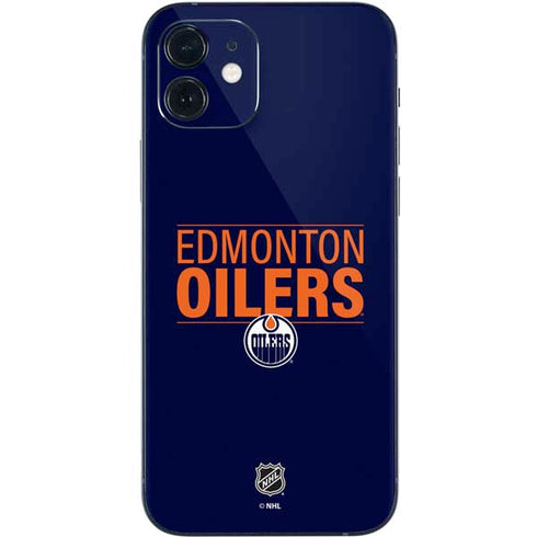 NHL Edmonton Oilers Lineup iPhone 12 Skin