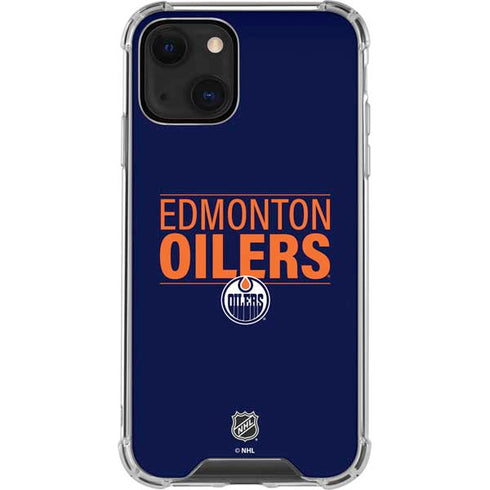NHL Edmonton Oilers Lineup iPhone 13 Mini Clear Case
