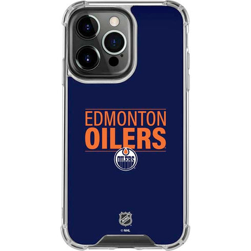 NHL Edmonton Oilers Lineup iPhone 13 Pro Clear Case