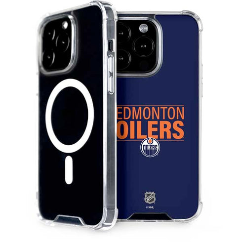NHL Edmonton Oilers Lineup iPhone 15 Pro MagSafe Case