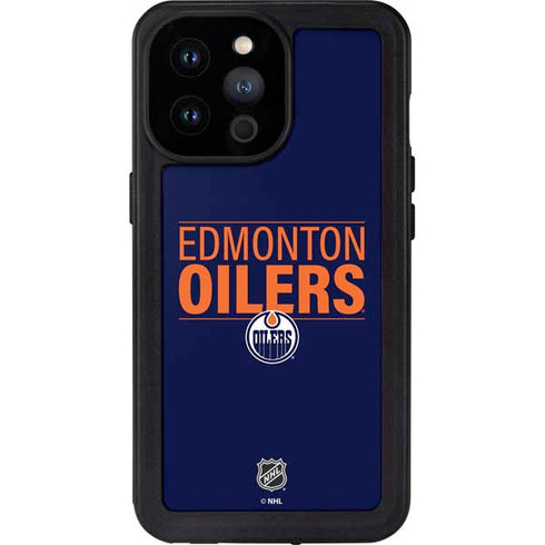 NHL Edmonton Oilers Lineup iPhone 14 Pro Max Waterproof Case