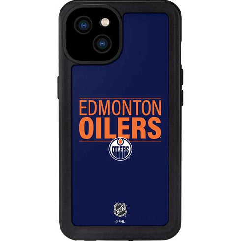 NHL Edmonton Oilers Lineup iPhone 15 Plus Waterproof Case