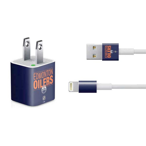NHL Edmonton Oilers Lineup iPhone Charger (5W USB) Skin