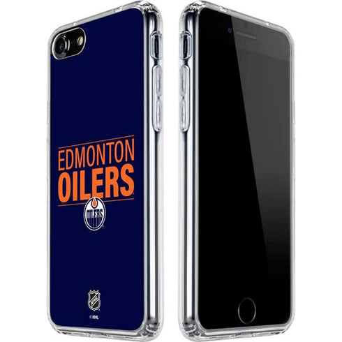 NHL Edmonton Oilers Lineup iPhone SE (2nd & 3rd Gen) Clear Case