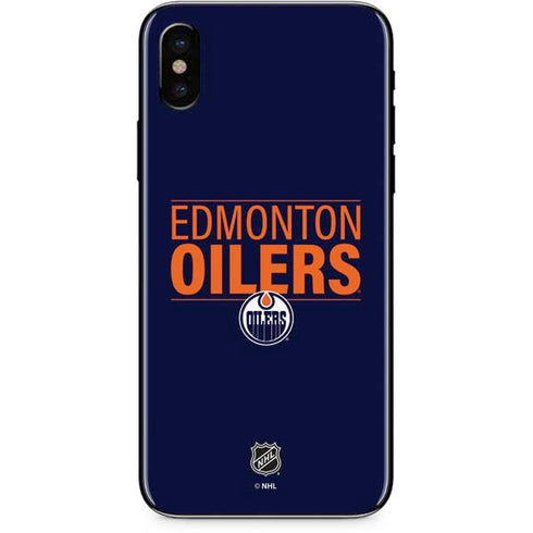 NHL Edmonton Oilers Lineup iPhone X Skin