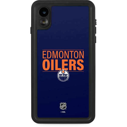 NHL Edmonton Oilers Lineup iPhone XR Waterproof Case